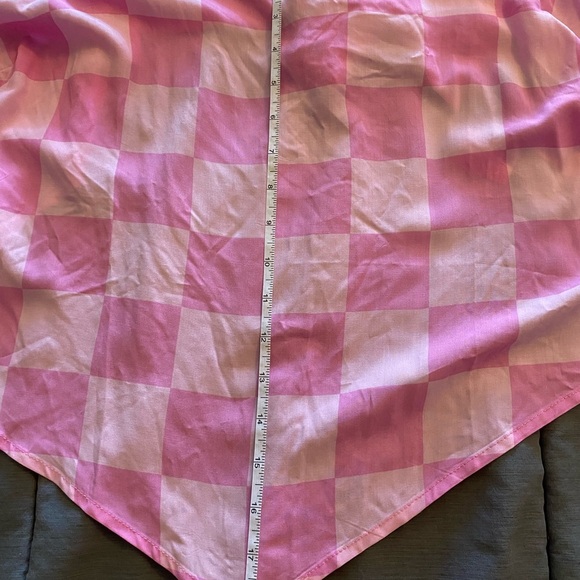 Grayson Threads Pink Checkered Satin Camisole - Picture 8 of 8
